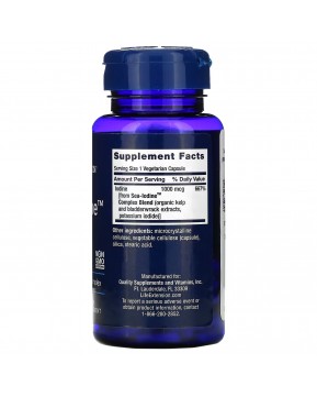 Life Extension, Sea-Iodine, 1000 мкг, 60 вегетарианских капсул